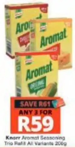 Checkers Hyper Knorr Aromat Seasoning Trio Rafiki offer