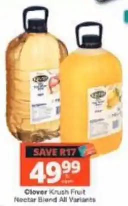 Checkers Hyper Clover Knrush Fruit Nectar Blend offer