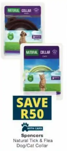 Checkers Spencers Natural Tick & Flea Dog/Cat Collar offer
