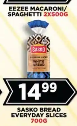 Goal Supermarket Sasko Bread Everyday Slices offer