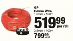 Build It GP House Wire SABS offer