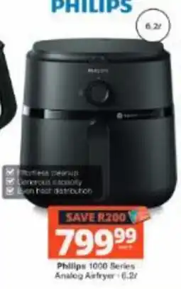 Checkers Hyper Philips 1000 Series Analog Airfryer offer