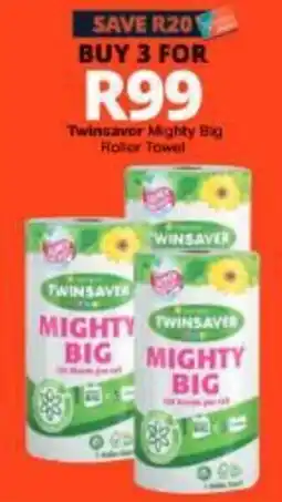 Checkers Hyper Twinsaver Mighty Big Roller Towel offer