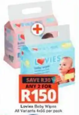 Checkers Hyper Lovies Baby Wipes offer