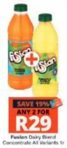 Checkers Hyper Fusion Dairy Blend Concentrate offer