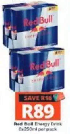 Checkers Hyper Red Bull Energy Drink offer