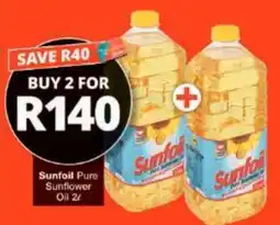Checkers Hyper Sunfoil Pure Sunflower Oil offer