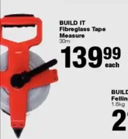 Build It BUILD IT Fibreglass Tape Measure offer
