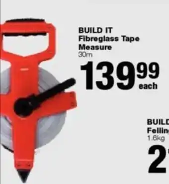 BUILD IT Fibreglass Tape Measure