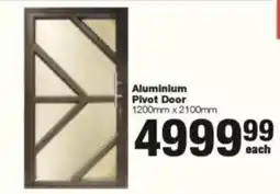 Build It Aluminium Pivot Door offer