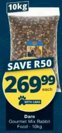 Checkers Daro Gourmet Mix Rabbit Food offer