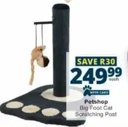 Checkers Petshop Big Foot Cat Scratching Post offer