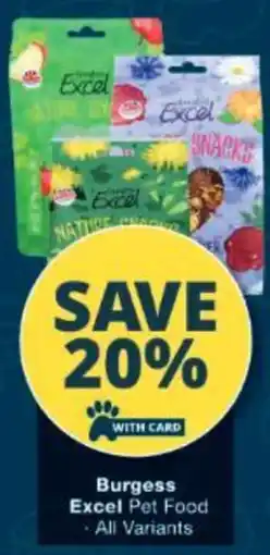 Checkers Burgess Excel Pet Food offer