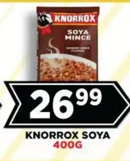 Goal Supermarket KNORROX SOYA MINCE offer