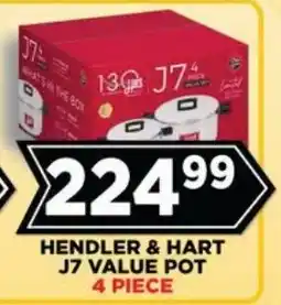 Goal Supermarket Hendler & Hart J7 Value Pot offer
