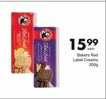 Bakers Red Label Creams 200g