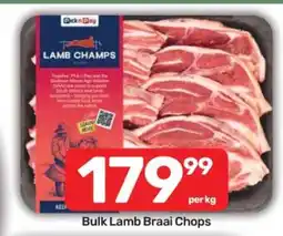 Pick n Pay Bulk Lamb Braai Chops offer