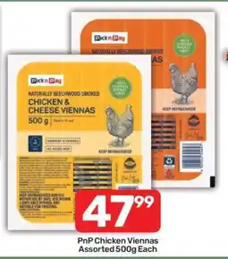 Pick n Pay PnP Chicken Viennas Assorted 500g Each offer