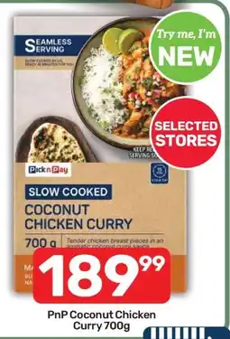 Pick n Pay PnP Coconut Chicken Curry 700g offer