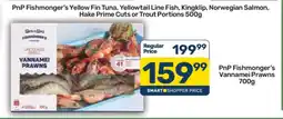 Pick n Pay PnP Fishmonger's Vannamei Prawns 700g offer