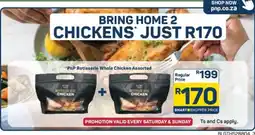 Pick n Pay PnP Rotisserie Whole Chicken Assorted offer