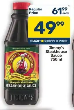 Pick n Pay Hypermarket Jimmy's Steakhouse Sauce 750ml offer