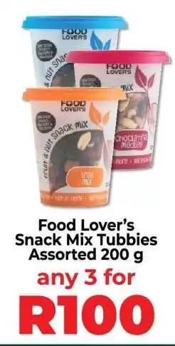 Food Lover's Market Food Lover’s Snack Mix Tubbies Assorted 200 g offer