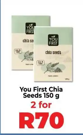 Food Lover's Market You First Chia Seeds 150 g offer