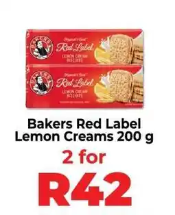 Food Lover's Market Bakers Red Label Lemon Creams 200 g offer