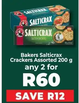 Food Lover's Market Bakers Salticrax Crackers Assorted 200 g offer