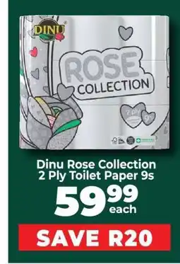 Food Lover's Market Dinu Rose Collection 2-Ply Toilet Paper 9s offer