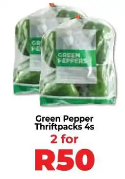 Food Lover's Market Green Pepper Thriftpacks 4s offer