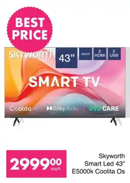 Save Skyworth Smart Led 43" E5000k Coolita Os offer