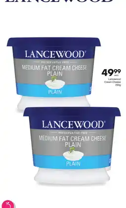 Save Lancewood Medium Fat Cream Cheese Plain offer