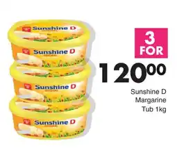 Save Sunshine D Margarine offer