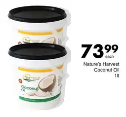 Save Nature's Harvest Coconut Oil offer