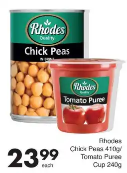 Save Rhodes Chick Peas offer