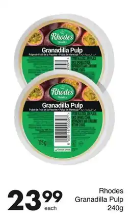 Save Rhodes Granadilla Pulp offer