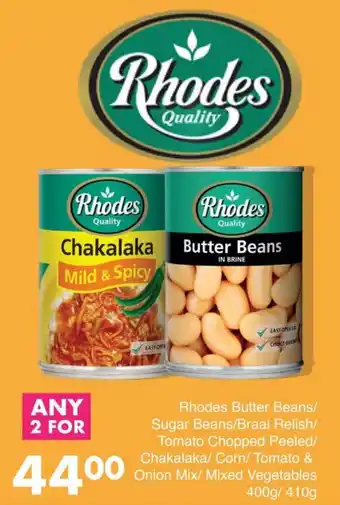 Save Rhodes Chakalaka offer