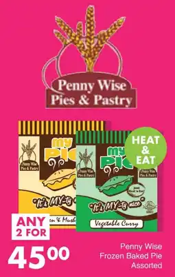 Save Penny Wise Frozen Baked Pie Assorted offer