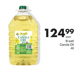 Save B-well Canola Oil offer