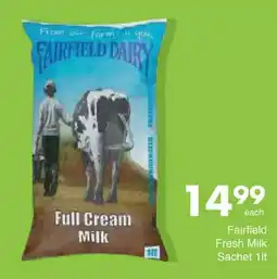 Save Fairfield Fresh Milk Sachet offer
