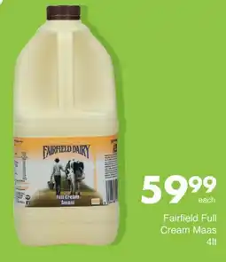 Save Fairfield Full Cream Maas offer