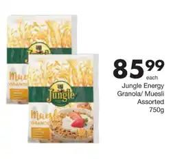 Save Jungle Energy Granola/ Muesli Assorted offer