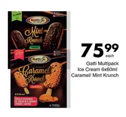 Save Gatti Multipack Ice Cream Caramel/ Mint Krunch offer
