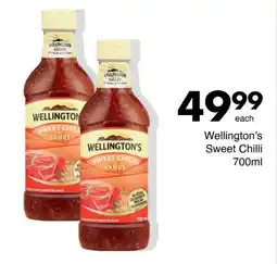 Save Wellington's Sweet Chilli Sauce offer
