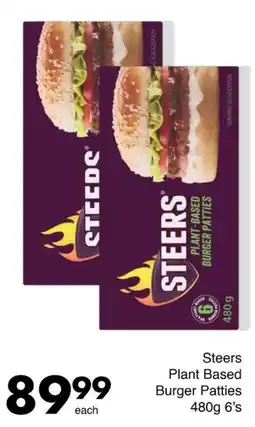 Save Steers Plant Based Burger Patties offer