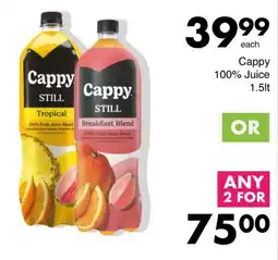 Save Cappy 100% Juice offer