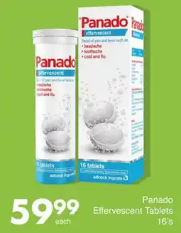 Save Panado Effervescent Tablets offer