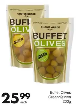 Save Buffet Olives Green/Queen offer